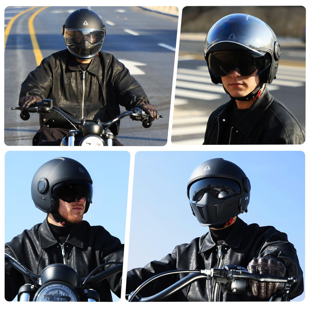 Full Face Motorcycle Helmet DOT Approved X669823