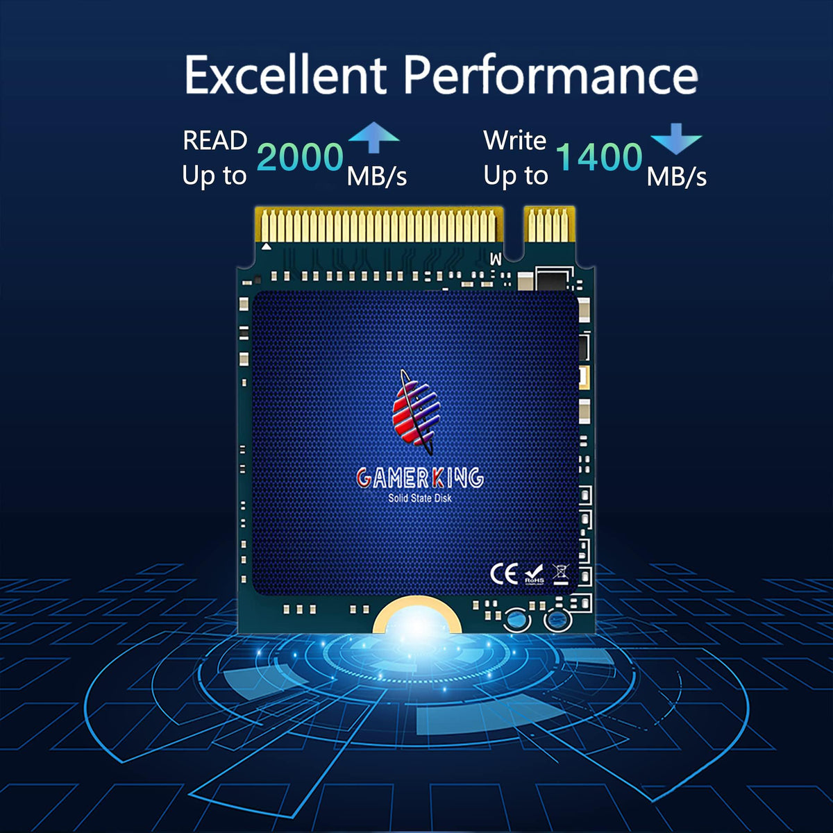 128GB M.2 2230 NVMe PCIe Gen 3.0X4 Internal SSD K263578