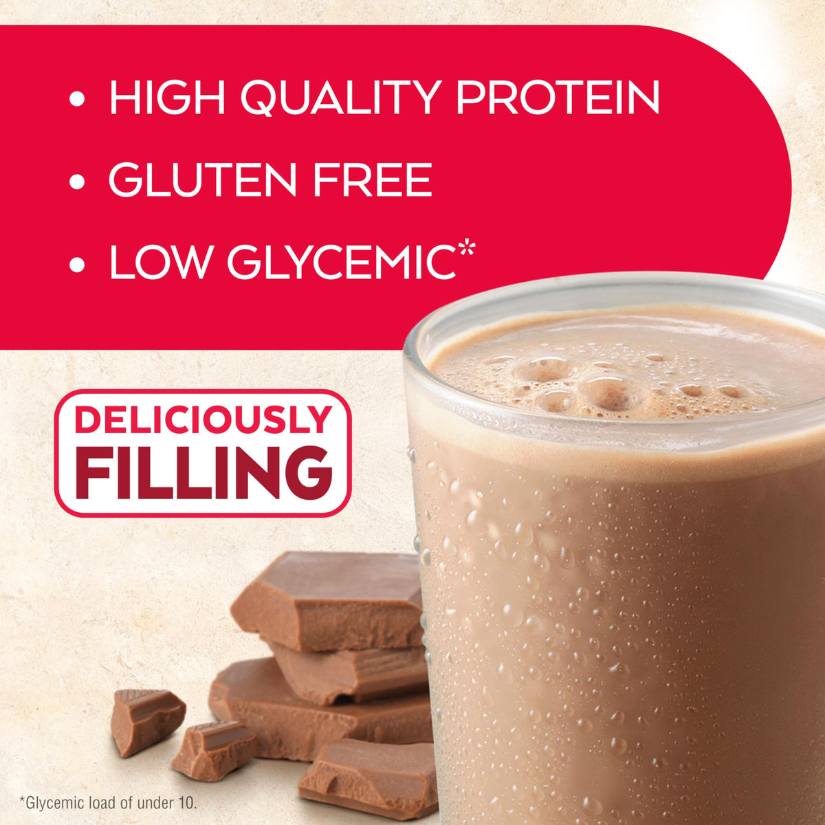 Creamy Chocolate Protein Shake, 23g Protein, 12 Count X808