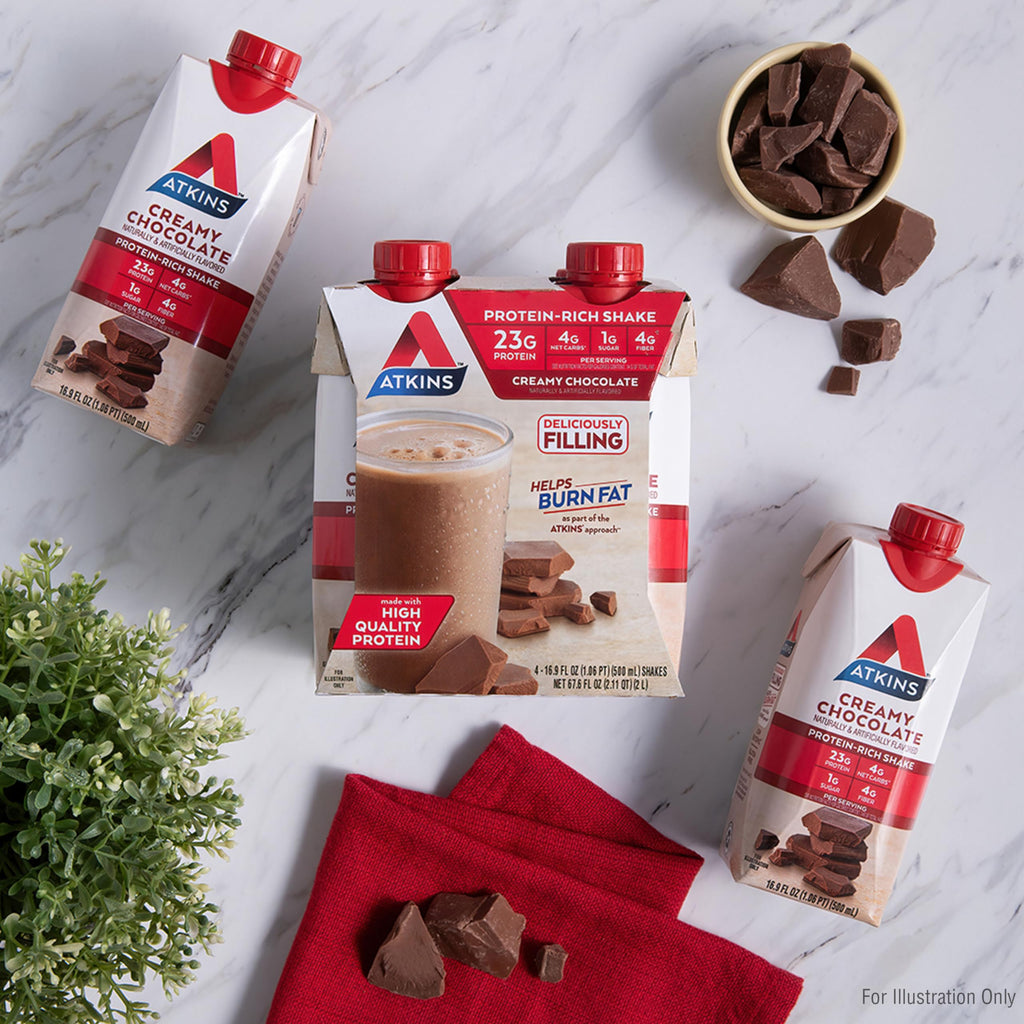Creamy Chocolate Protein Shake, 23g Protein, 12 Count X808