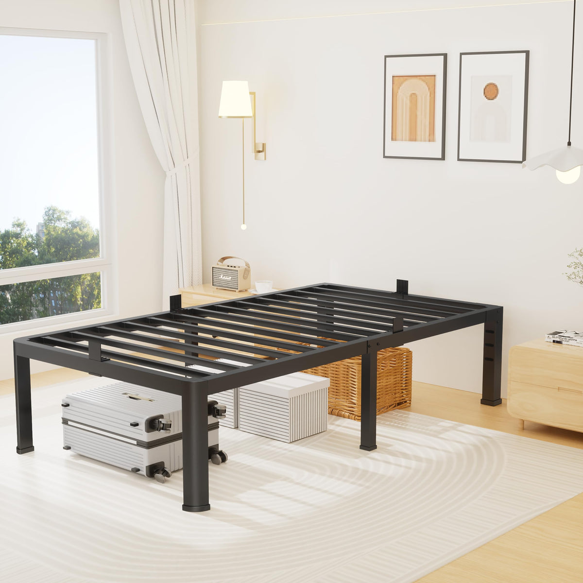 14 Inch Twin Metal Bed Frame O267