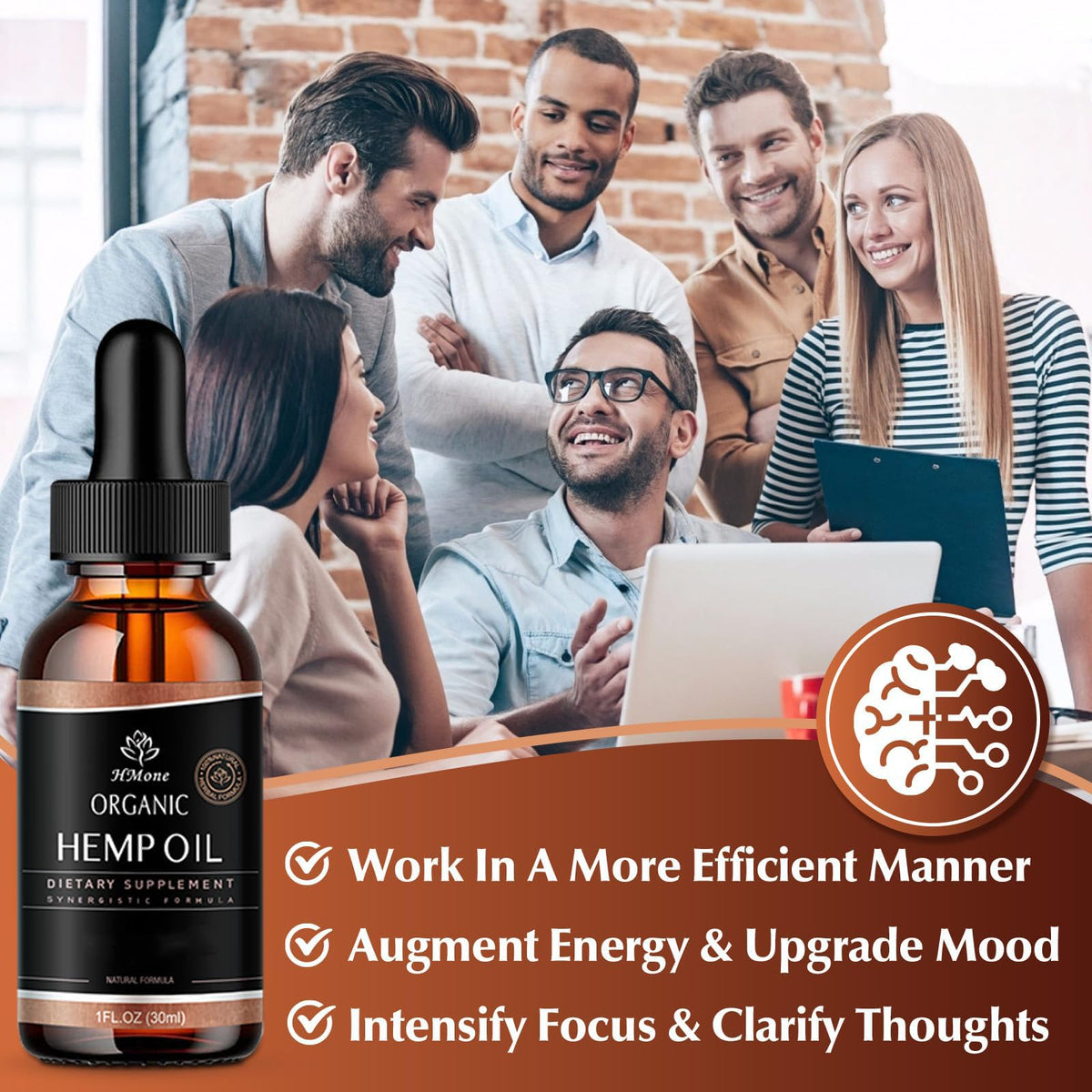 Hemp Oil 4 Packs CO2 Extract Drops E4515