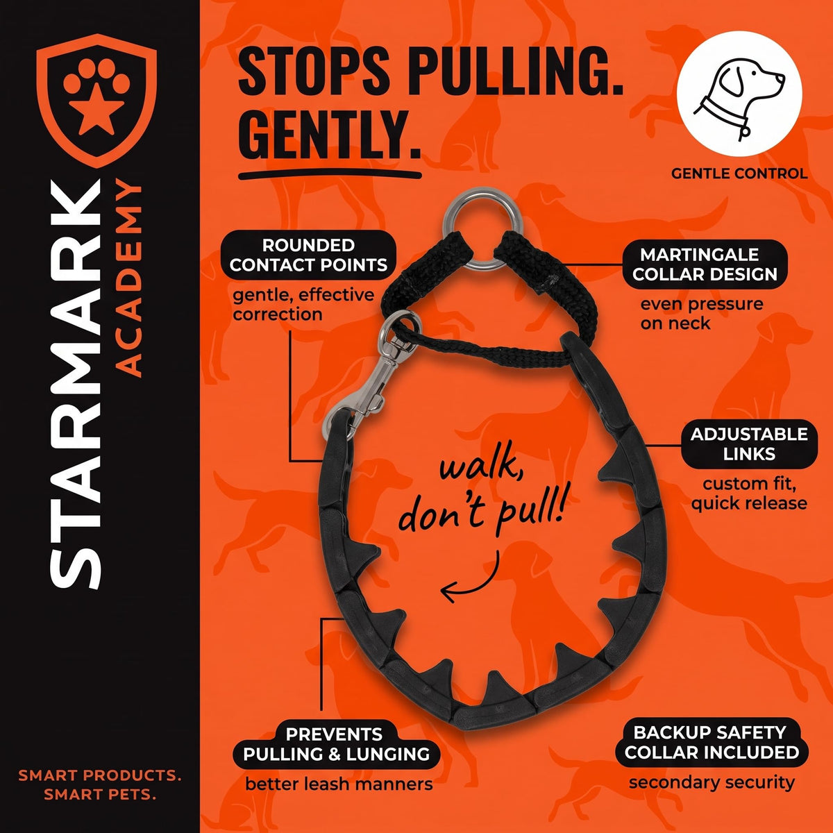 Large No-Pull Dog Collar J825