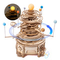 3D Wooden Puzzle Mechanical Building Set 8 Orbiting Planets J932