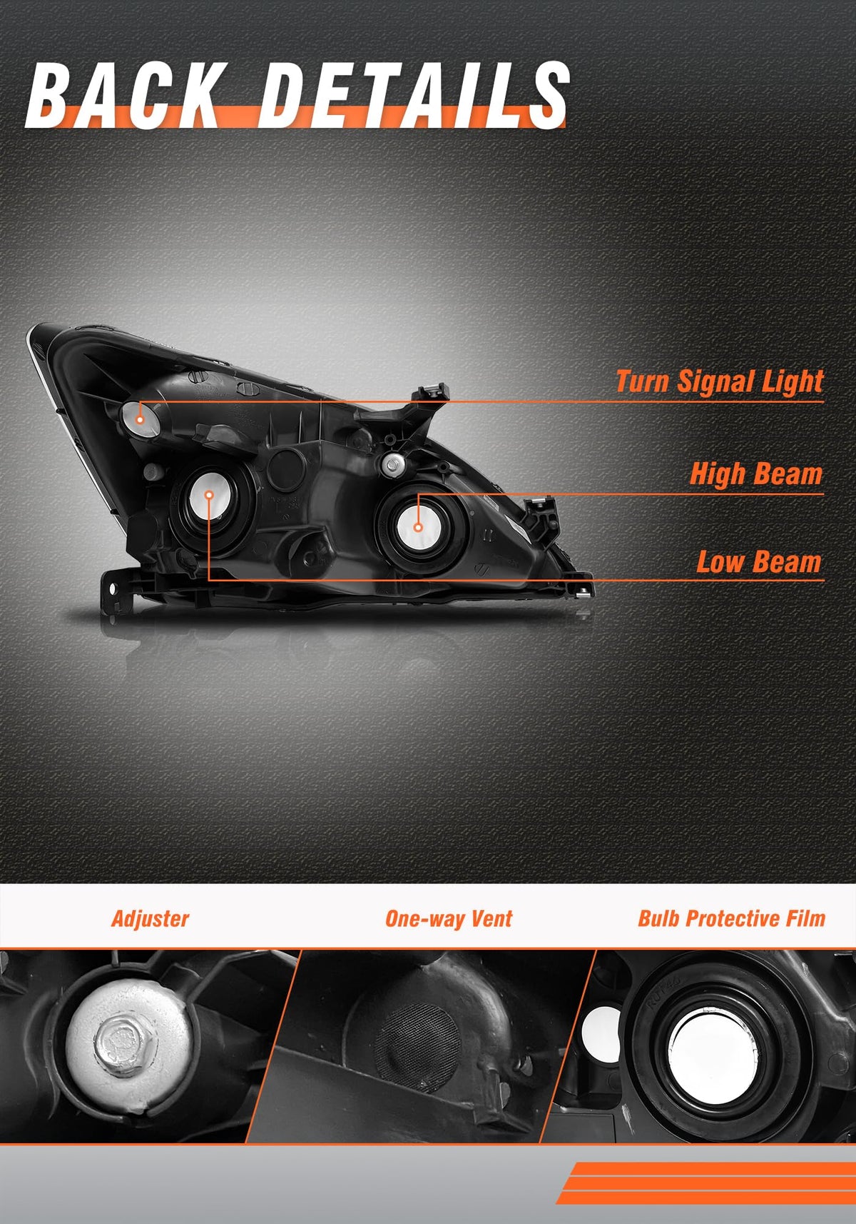 2003-2007 Honda Accord Headlights V386341