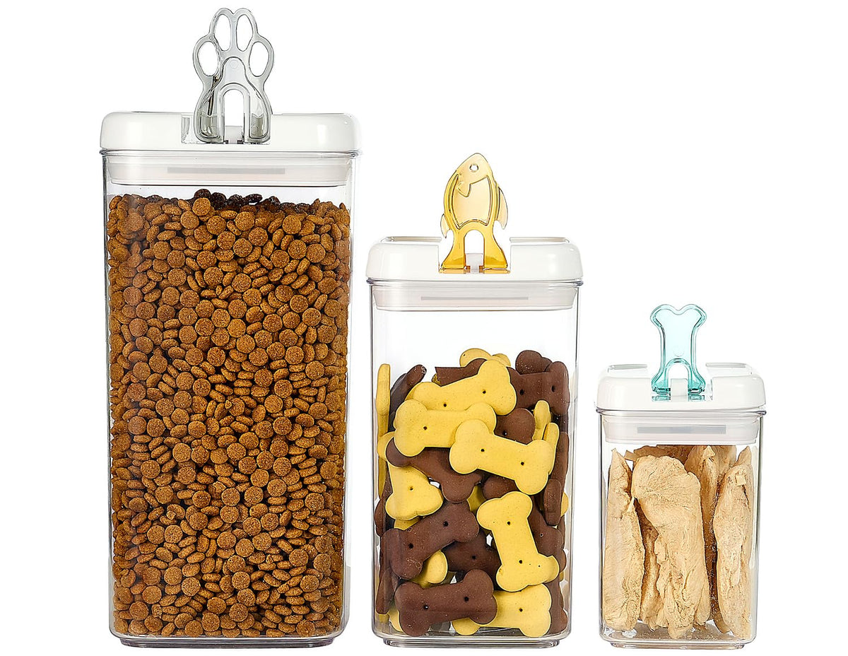 Airtight Pet Food Container with Flip Top Handles K31689