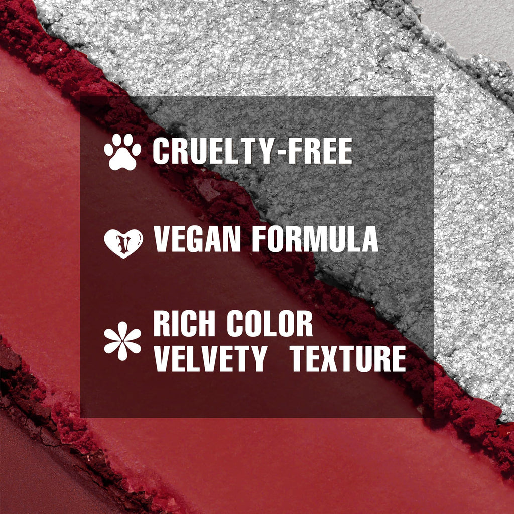 Black Red Grey Eyeshadow Palette U9634