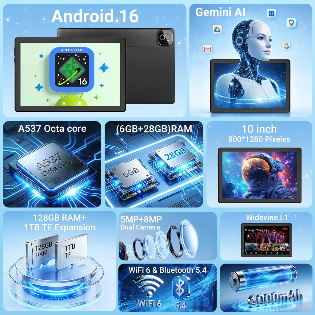 Android Tablet with Keyboard Mouse Stylus Case I435600