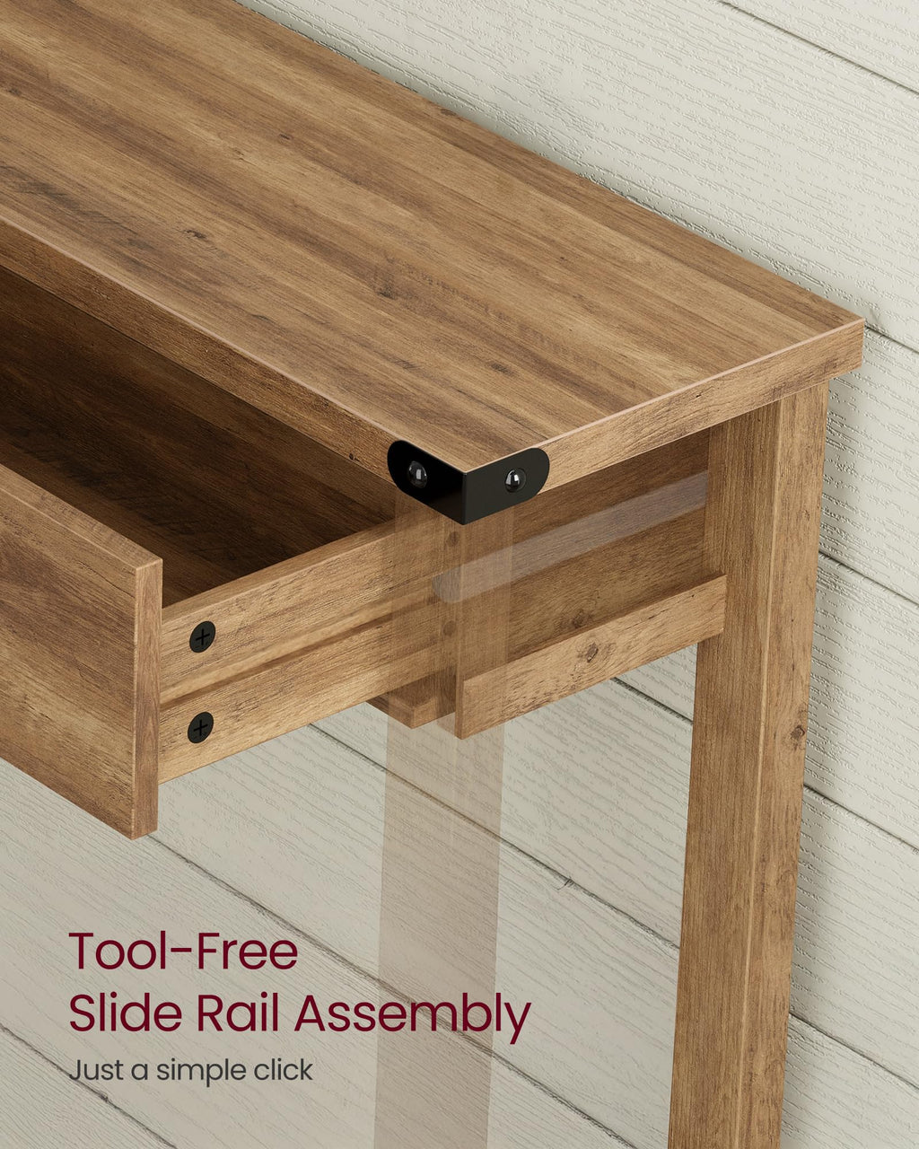 Narrow Console Table with 3 Drawers F564