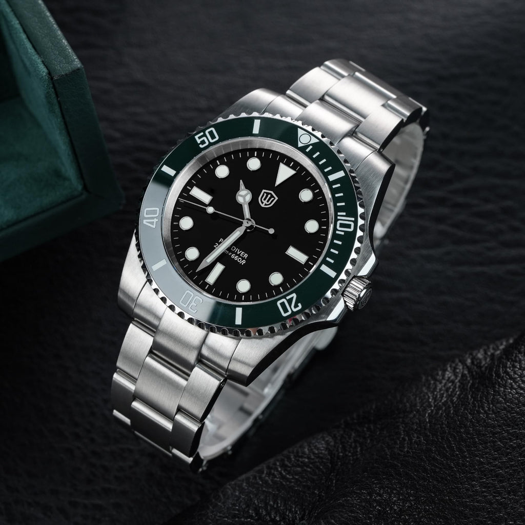 40mm Sapphire Crystal 200m Waterproof Quartz Diver Watch X404