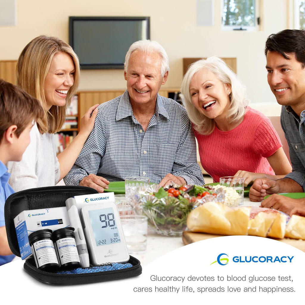 Blood Glucose Monitor Kit with 100 Test Strips B973