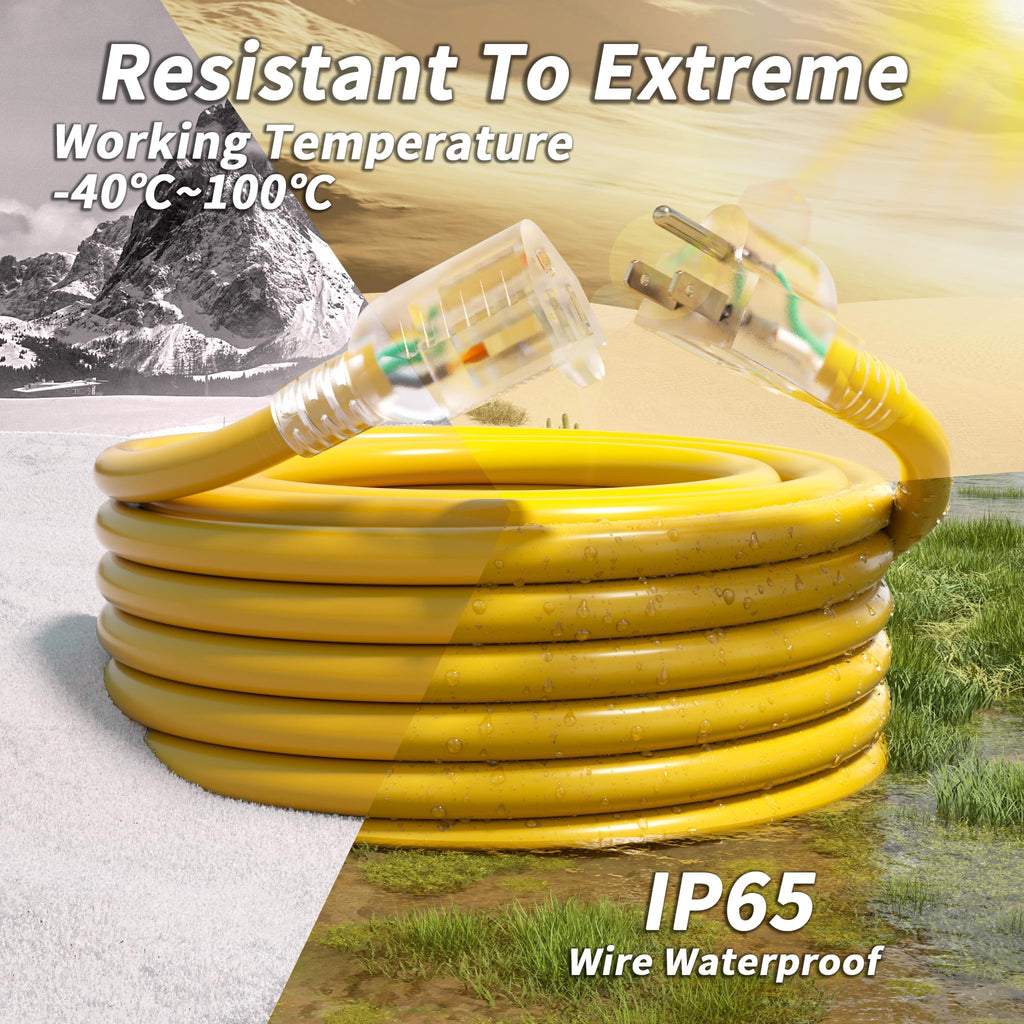 100ft 12/3 Outdoor Extension Cord Waterproof K952499