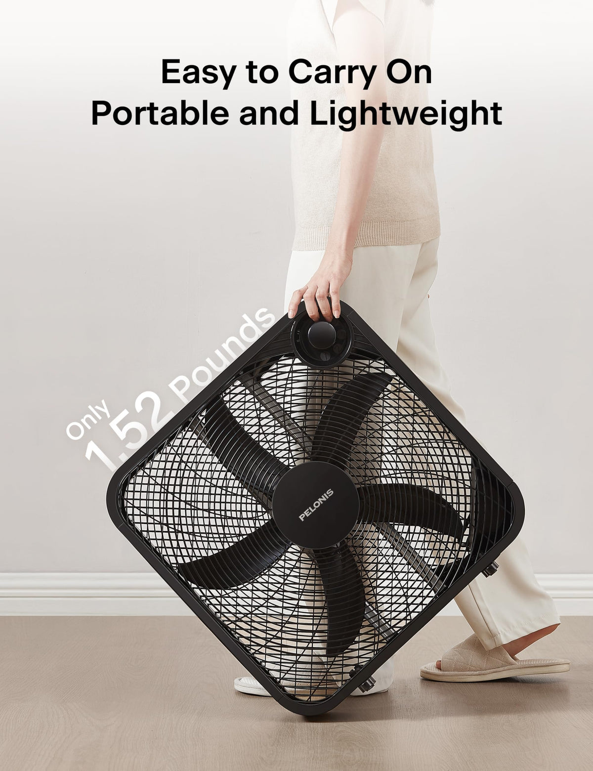 20 Inch 3 Speeds Box Fan S713