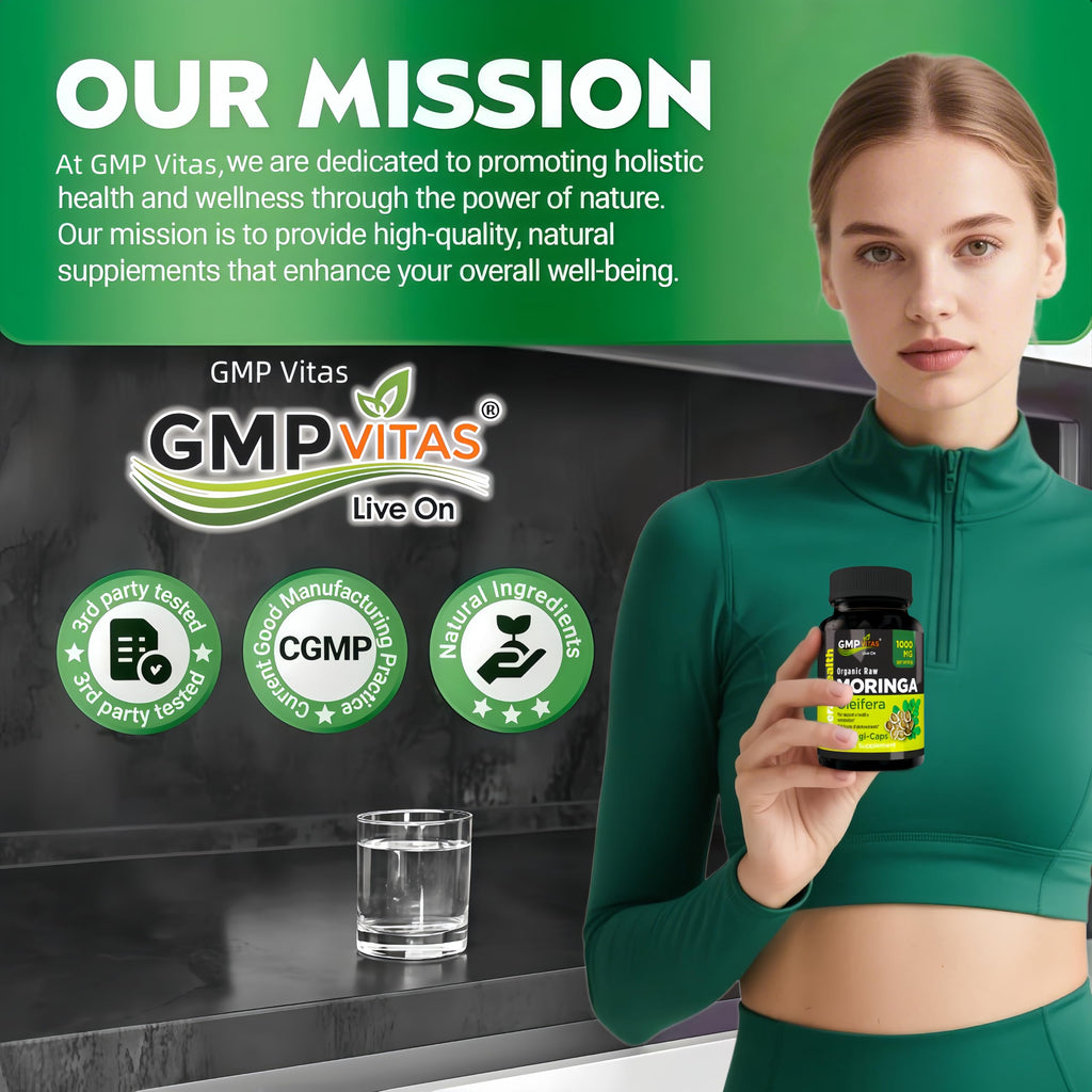 Organic Moringa Capsules 1000mg P753