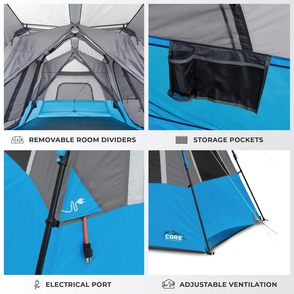 Instant Cabin Tents with LED Lights K910726