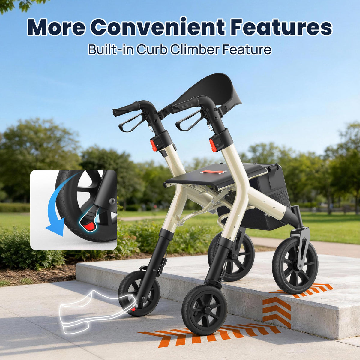 Rollator Walker with Seat V101779