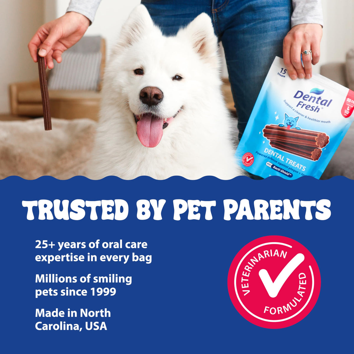 15 Ct Dental Treat Sticks for Large Dogs Y68539