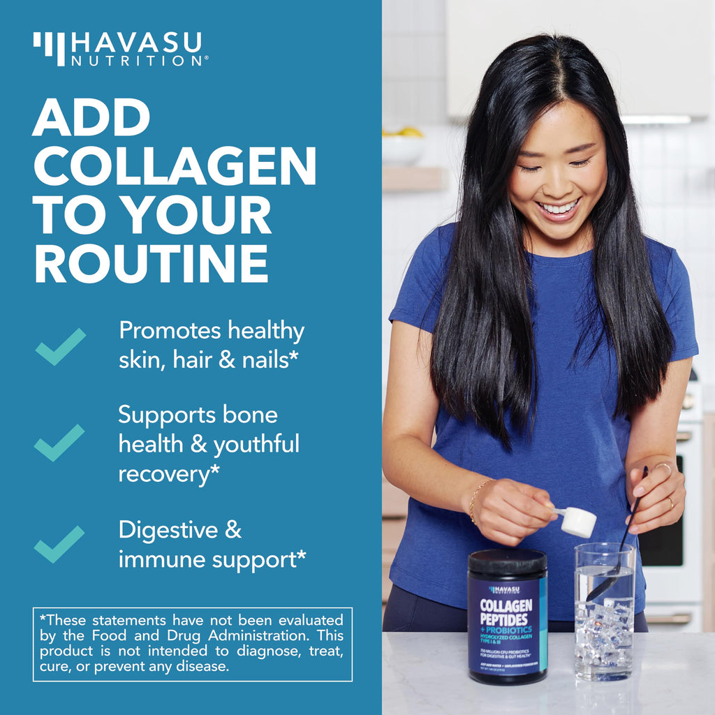 Unflavored Collagen Peptides Powder with Probiotics L28511