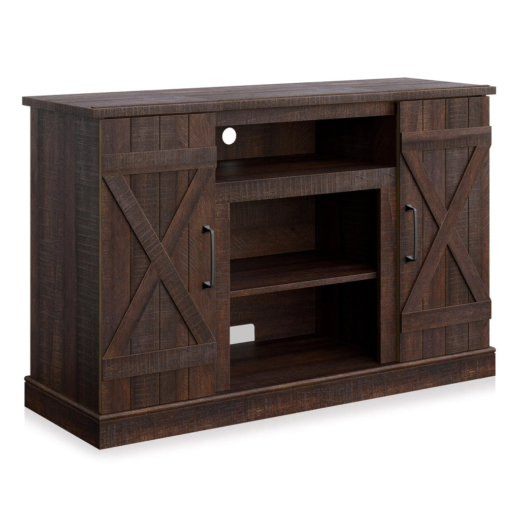 47" Espresso TV Stand & Media Entertainment Center A34905