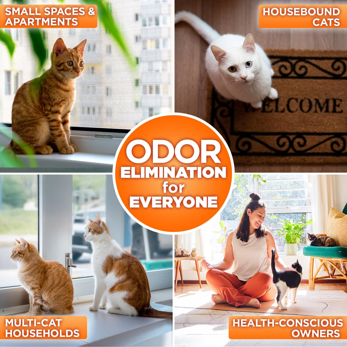 Cat Litter Odor Eliminator Additive 16 fl oz Bottle W768277
