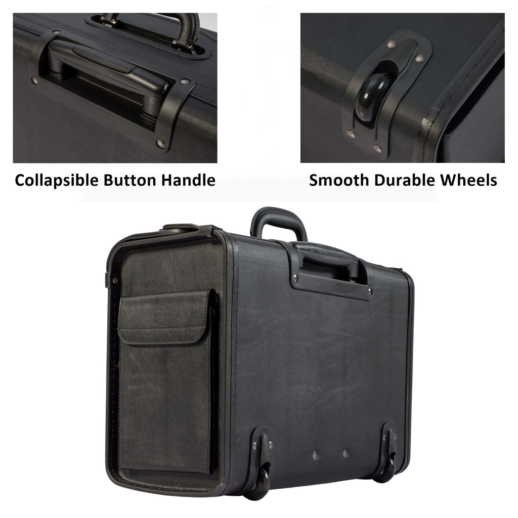 Wheeled Briefcase Rolling Case G3863