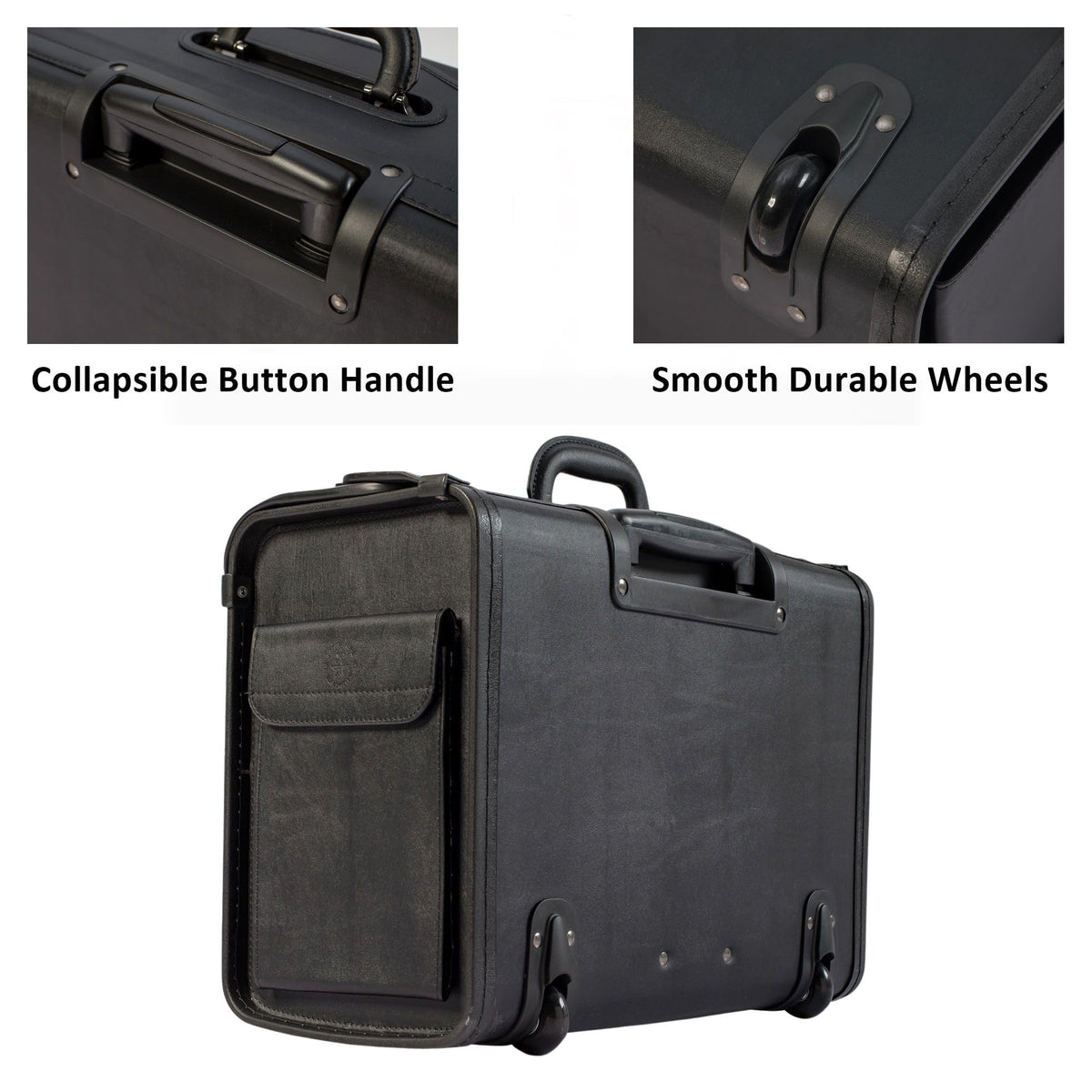 Wheeled Briefcase Rolling Case G3863