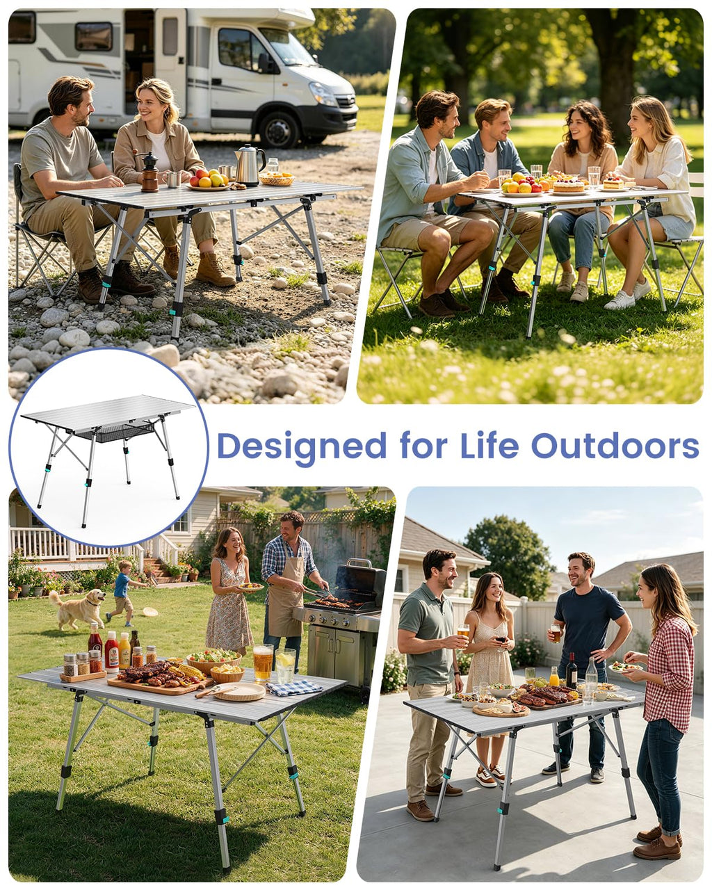 Aluminum Folding Camping Table O50943