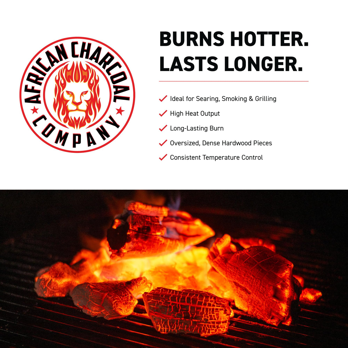17.8 lb Natural Hardwood Lump Charcoal W3472