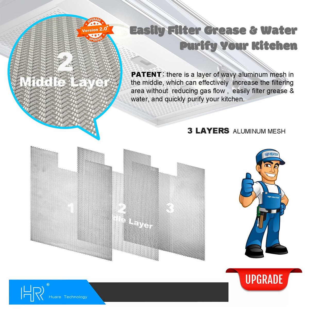 Hood Filter 9.375x11.75 2 Pack J52617
