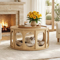 Round Coffee Table with Storage I8927