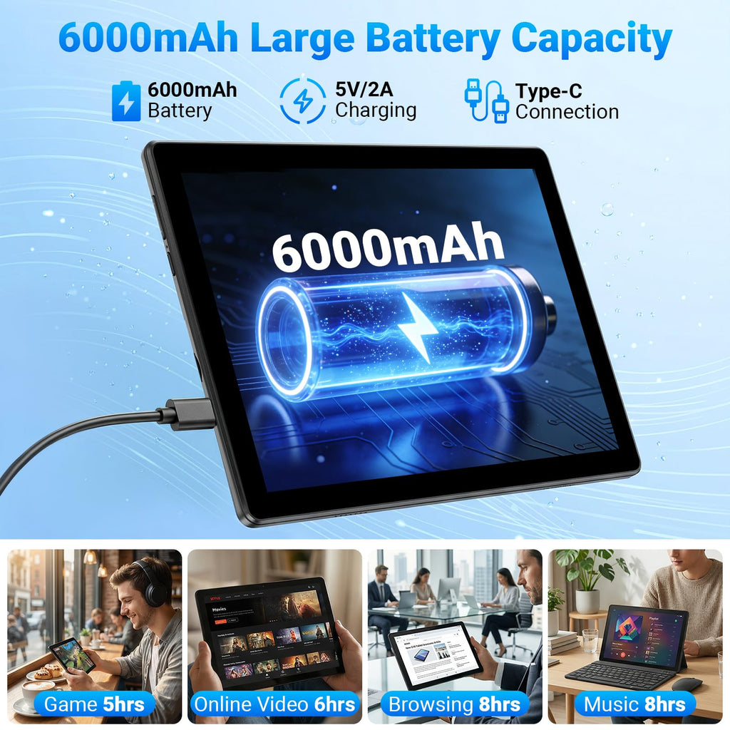 Android Tablet with Keyboard Mouse Stylus Case I435600