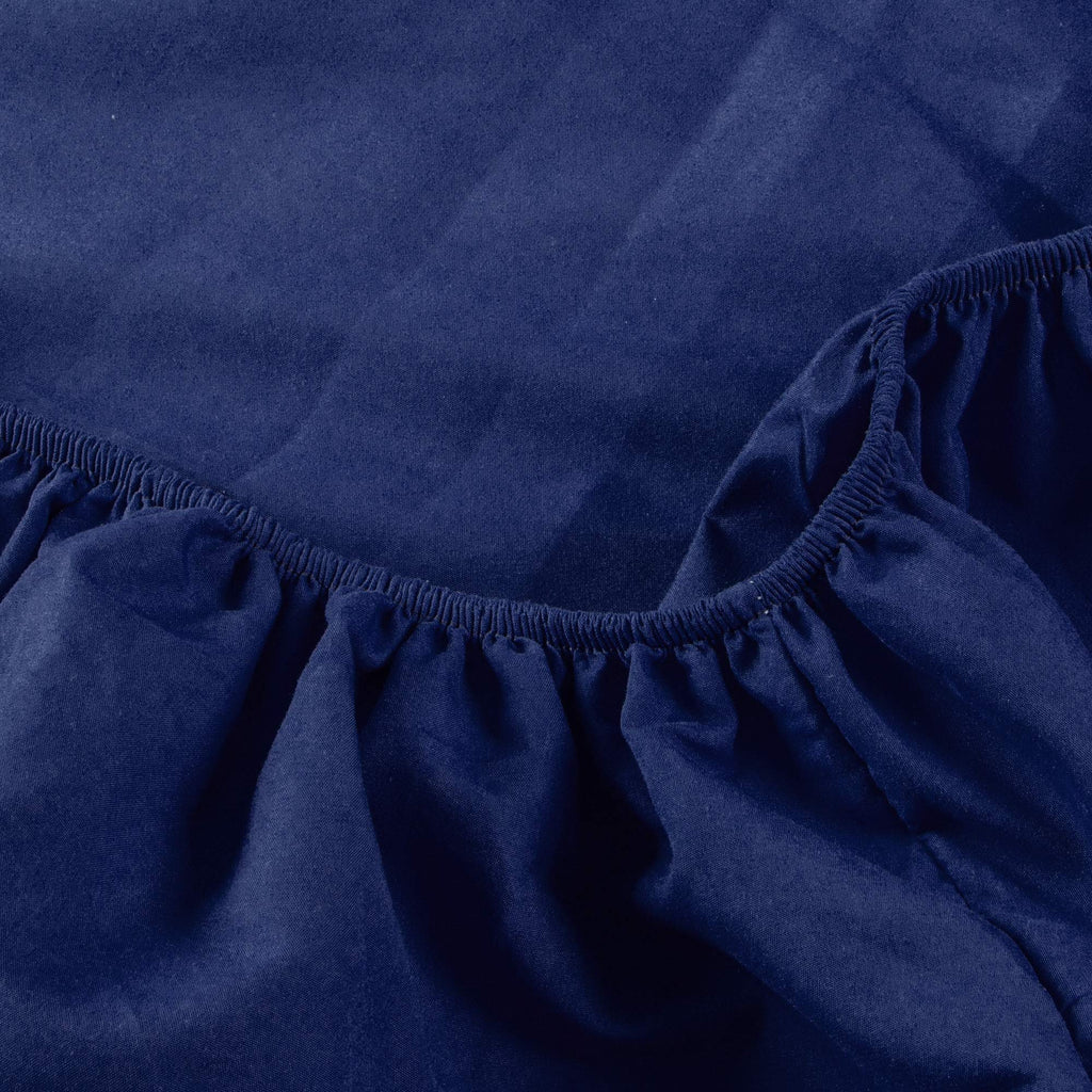 Toddler Microfiber Sheet Set, 3 Piece, Navy Blue O8407