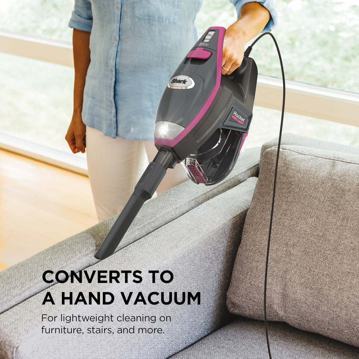 Corded Stick Vacuum with XL Cup Y50109