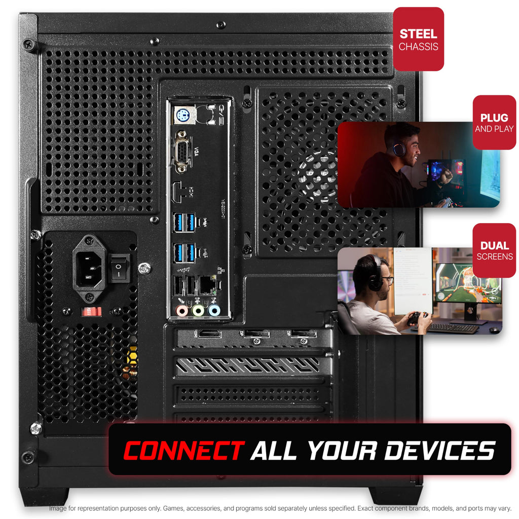 Intel Core i5-12400F GeForce RTX 3050 16GB DDR4 512GB NVMe SSD Gaming PC S417