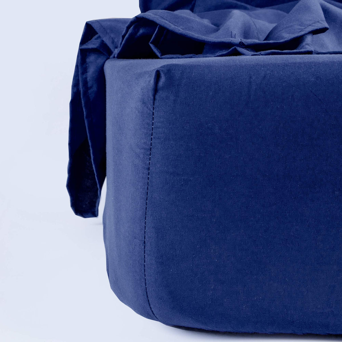 Toddler Microfiber Sheet Set, 3 Piece, Navy Blue O8407